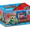 Zestaw magazynu towarowego Playmobil PLAYMOBIL 70773 z rampą załadunkową i wózkiem widłowym