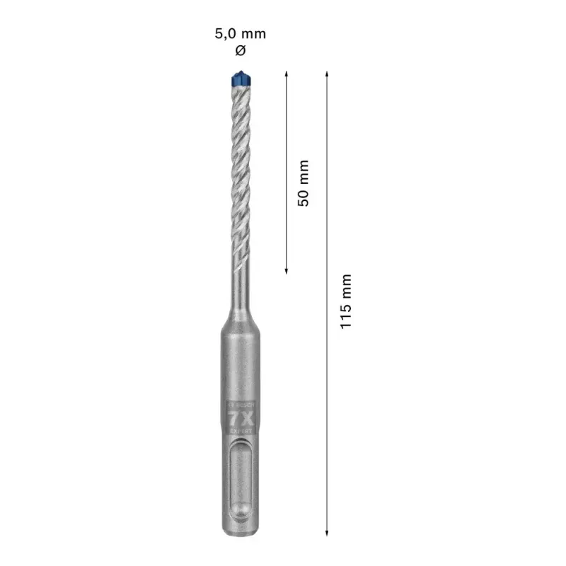 Wiertło Bosch SDS plus-7X 5 mm 115 mm