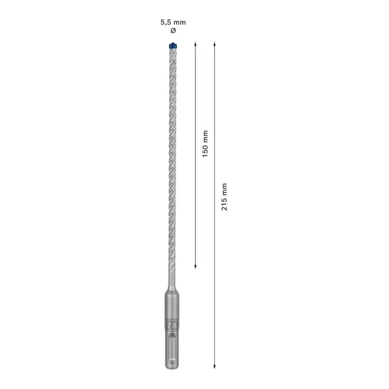 Wiertło Bosch SDS plus-7X 5,5 mm 215 mm