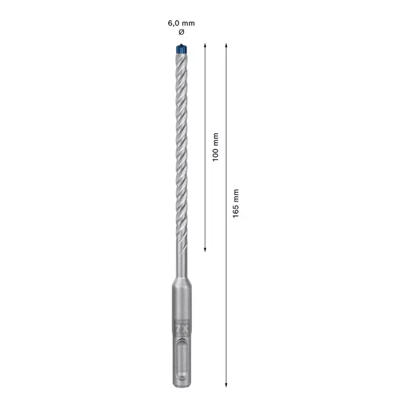 Wiertło Bosch SDS plus-7X 6 mm 165 mm
