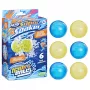 Balony wodne HASBRO Nerf Super Soaker Hydro Balls — wbudowany zbiornik na wodę, 6 szt., plastik, niebieski/żółty, wiek 6+