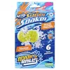 Balony wodne HASBRO Nerf Super Soaker Hydro Balls — wbudowany zbiornik na wodę, 6 szt., plastik, niebieski/żółty, wiek 6+