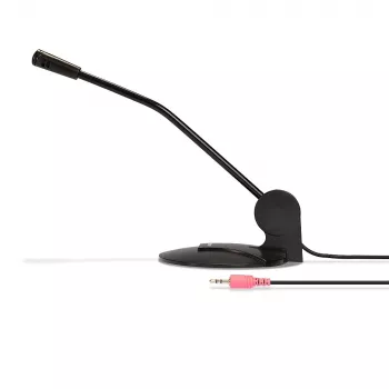Mikrofon biurkowy Lindy 3,5 mm Audio, mikrofon konferencyjny, 54 dB, 30 - 10000 Hz, 0,5%, 2200 Ω, jednokierunkowy