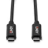Lindy 5m Active USB 3.2 Gen 2 C/C kabel, 5 m, USB C, USB C, USB 3.2 Gen 2 (3.1 Gen 2), 10 Gbit/s, Czarny