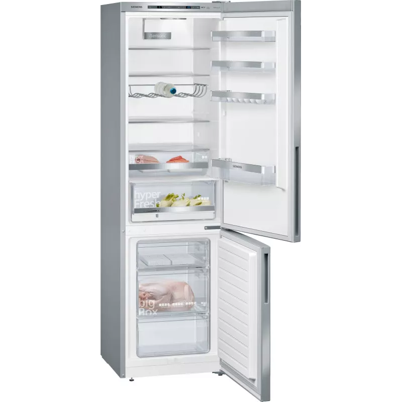 Siemens iQ500 KG39EAICA lodówko-zamrażarka Wolnostojąca 343 L Srebrna