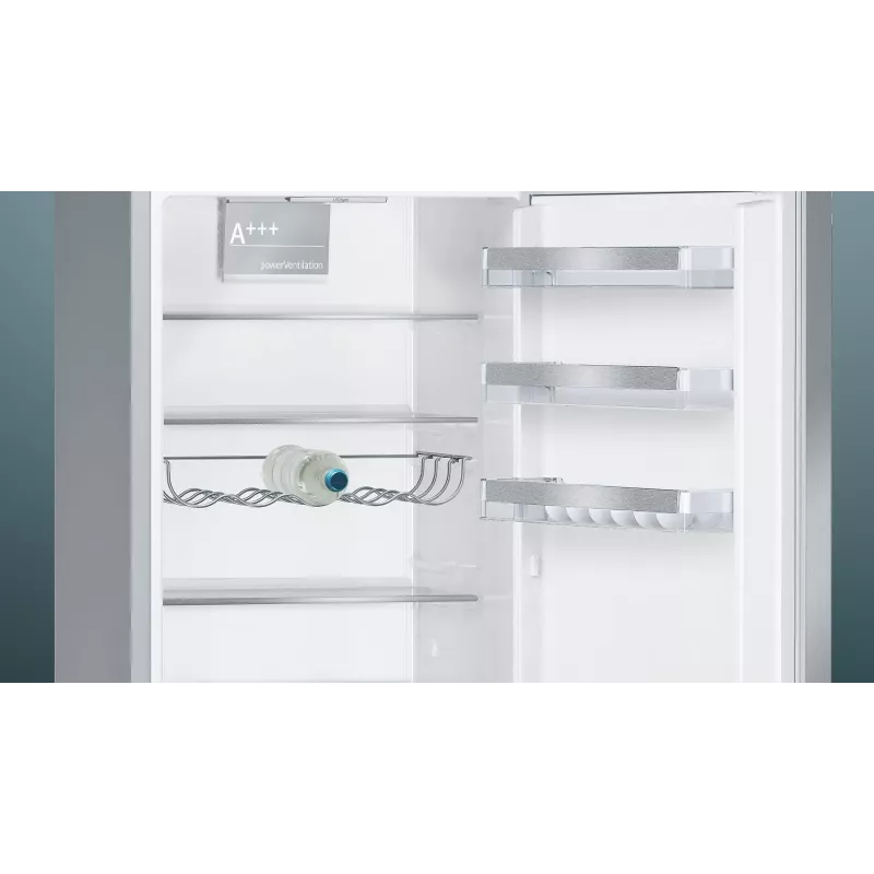 Siemens iQ500 KG39EAICA lodówko-zamrażarka Wolnostojąca 343 L Srebrna