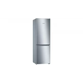 Bosch Serie 2 KGN33NLEB lodówko-zamrażarka Wolnostojąca 282 l Stal nierdzewna