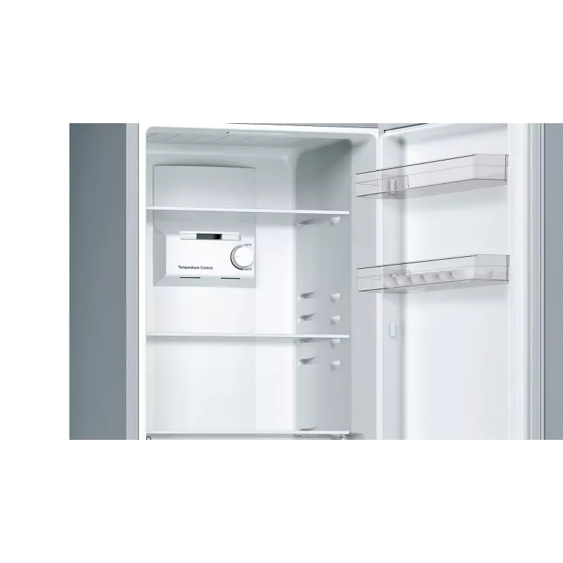 Bosch Serie 2 KGN33NLEB lodówko-zamrażarka Wolnostojąca 282 l Stal nierdzewna