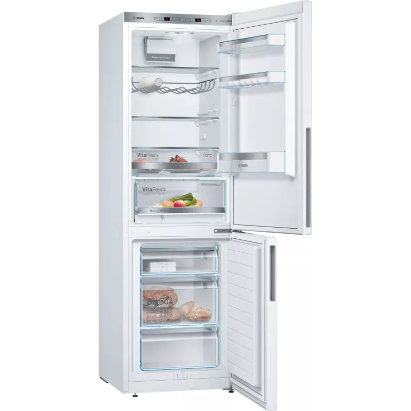 Bosch Serie 6 KGE36AWCA lodówko-zamrażarka Wolnostojąca 308 l Biały