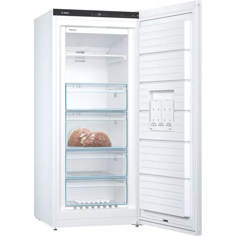 Bosch Serie 6 GSN51DWDP zamrażarka Zamrażarka pionowa Wolnostojąca 290 l Biały