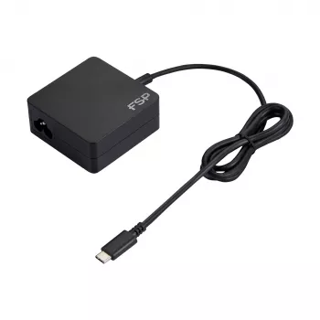 FSP NB C 65 Adapter PD, Wyjście: 5V, 9V, 12V, 15V, 20V, Uniwersalna, Wewnętrzna, 100 - 240 V, 50/60 Hz, 65 W, 5 - 20 V