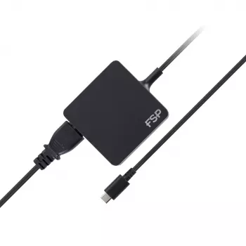 FSP NB C 65 Adapter PD, Wyjście: 5V, 9V, 12V, 15V, 20V, Uniwersalna, Wewnętrzna, 100 - 240 V, 50/60 Hz, 65 W, 5 - 20 V