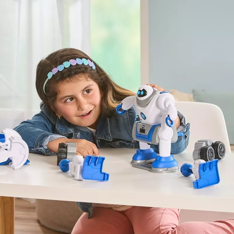 VTech V-Bot, Chłopiec/Dziewczynka, 5 lat, Dźwiękowy VTech V-Bot. Typ baterii: AA. Kolor produktu: Czarny, Niebieski, Biały