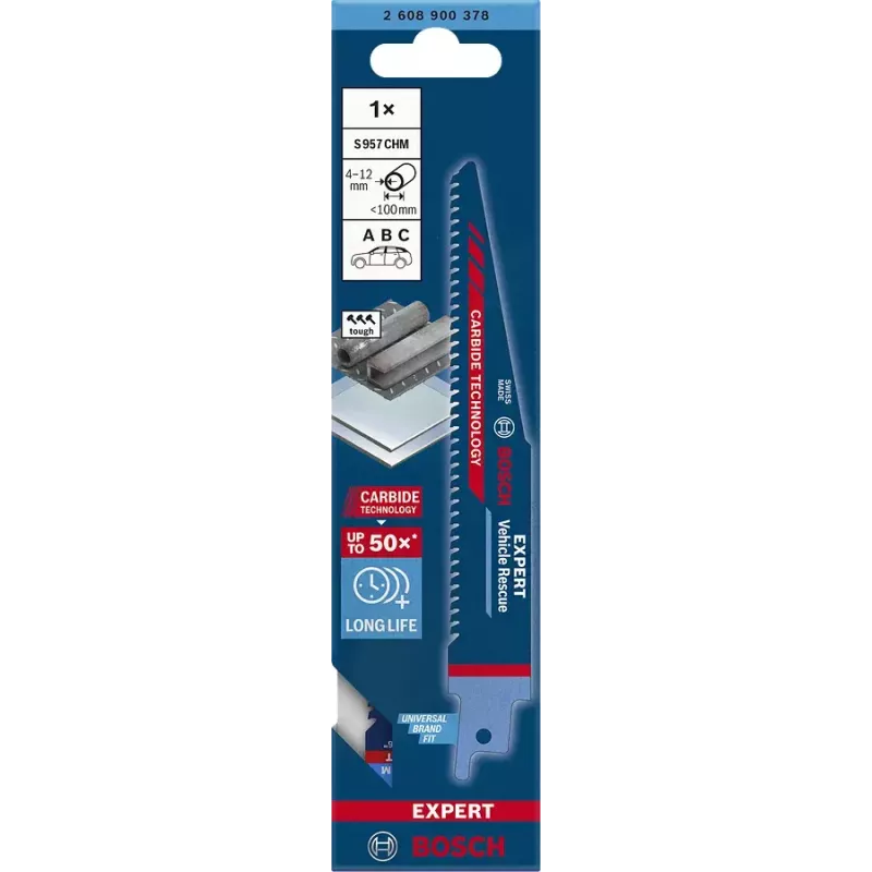 Bosch 2 608 900 378 brzeszczot do wyrzynarek/pił tarczowych/pił szablastych Brzeszczot do piły szablastej Stal wysokowęglowa (HCS) 1 szt.