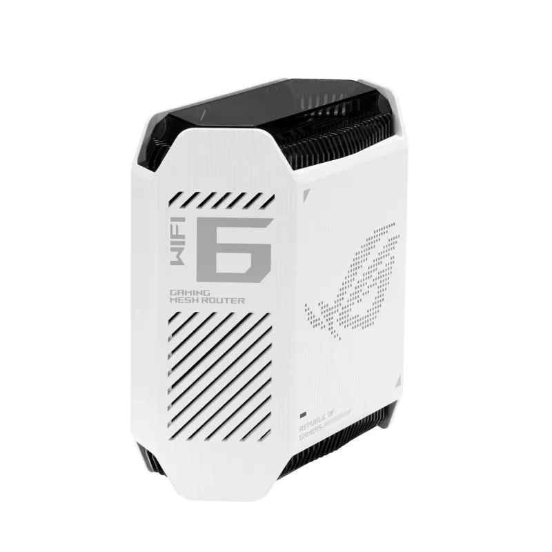 ASUS ROG Rapture GT6 Trójzakresowy (2.4 GHz / 5 GHz / 5 GHz) Wi-Fi 6 (802.11ax) Biały 4 Wewnętrzne