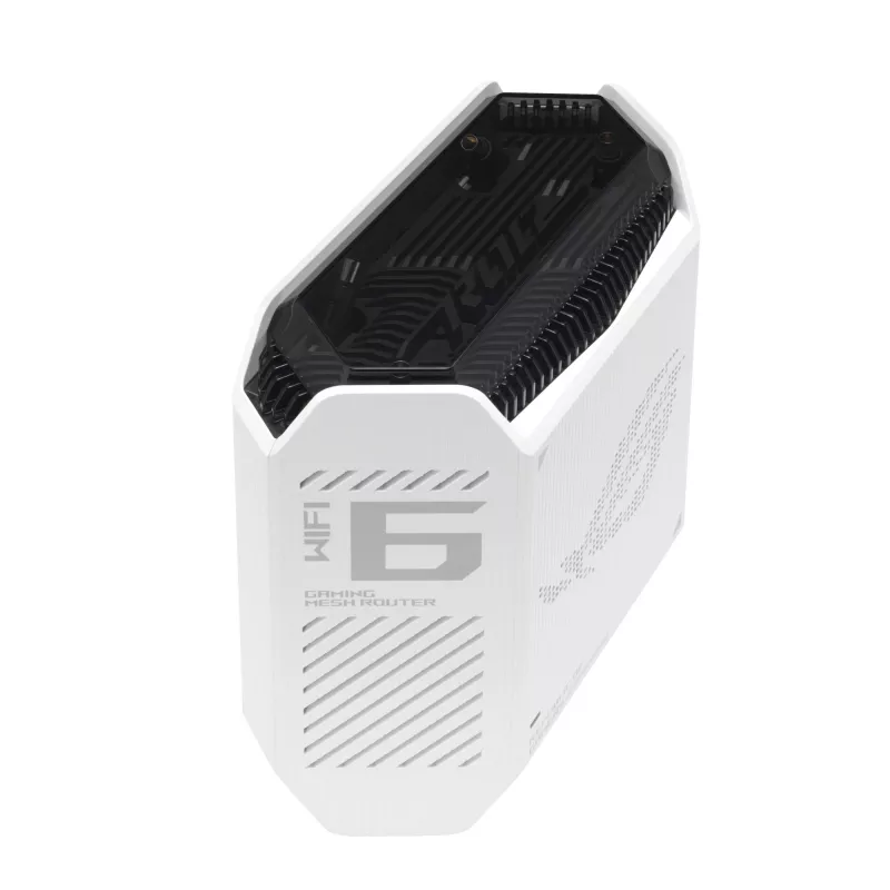 ASUS ROG Rapture GT6 Trójzakresowy (2.4 GHz / 5 GHz / 5 GHz) Wi-Fi 6 (802.11ax) Biały 4 Wewnętrzne