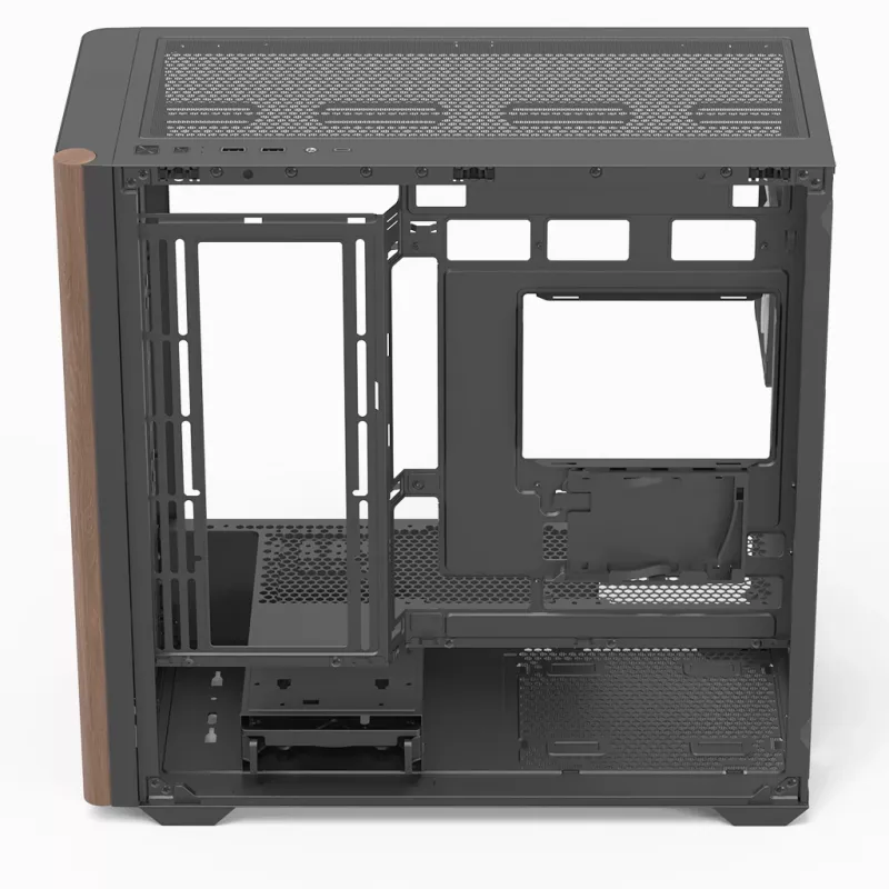 Mini Tower PC Aerocool D301A Czarny Wood ATX Power Supply