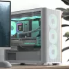 Mini Tower PC Aerocool D301A Czarny Wood ATX Power Supply