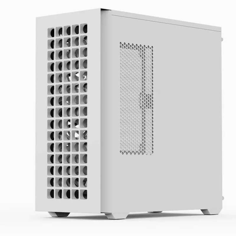 Aerocool D502A Midi Tower biały