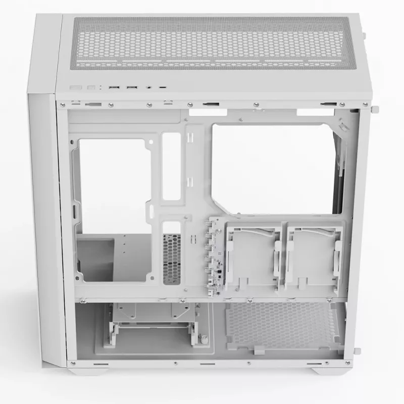 Aerocool D502A Midi Tower biały