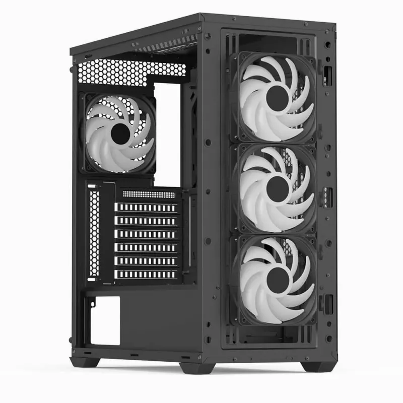 Aerocool D502A Midi Tower Czarny