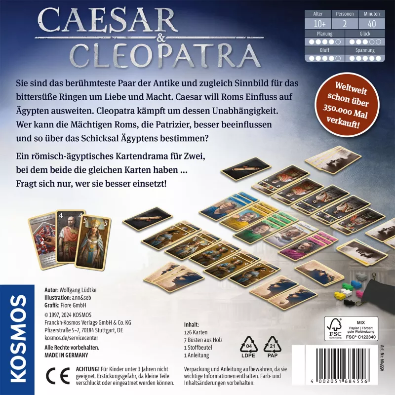 Kosmos Caesar & Cleopatra 40 min Gra karciana Strategia