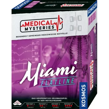 Kosmos Medical Mysteries - Miami Flatline 60 min Gra planszowa Dedukcja