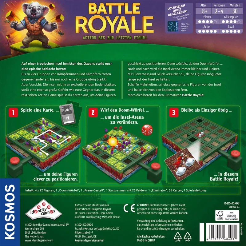 Kosmos Battle Royale 30 min Gra planszowa Taktyczna