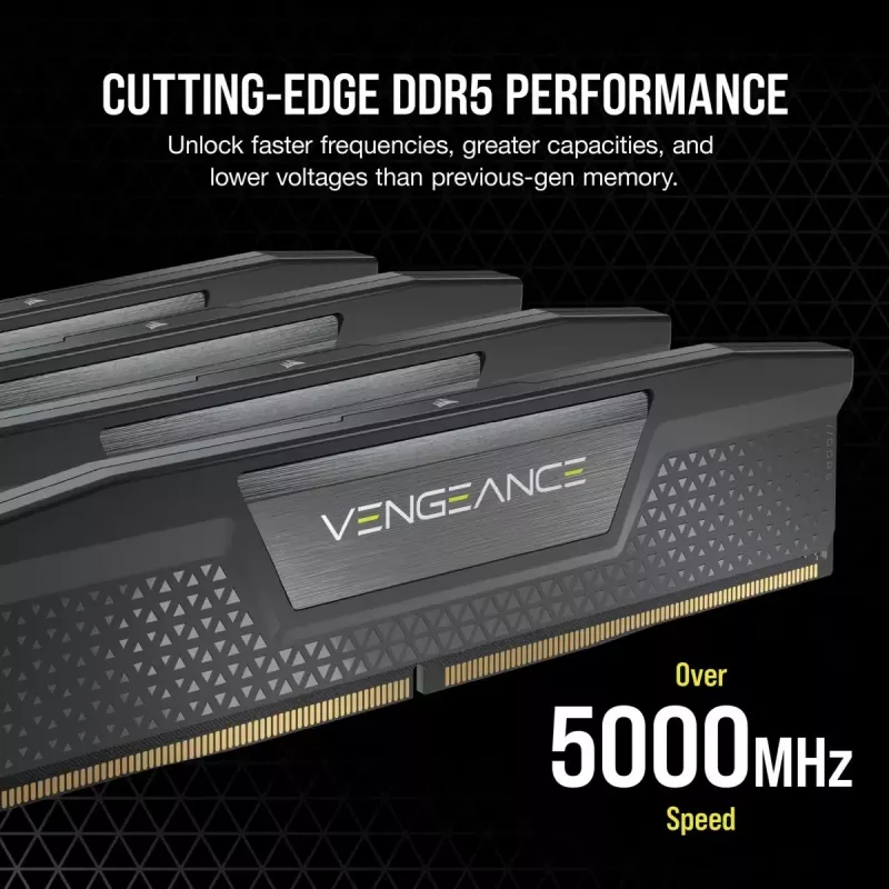 Pamięć CORSAIR 64 GB - DDR5 (2x32 GB) DRAM 6600 MT/s CL32 Kit pamięci - Czarny Vengeance