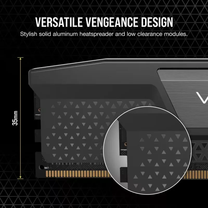 Pamięć CORSAIR 64 GB - DDR5 (2x32 GB) DRAM 6600 MT/s CL32 Kit pamięci - Czarny Vengeance