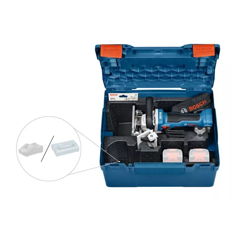 Bosch GFF 18V-22 Professional szlifierka kątowa trzpieniowa 11000 obr./min Czarny, Niebieski