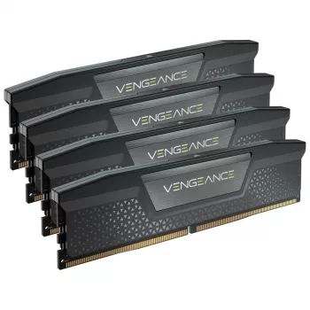 CORSAIR Memory 64 GB - DDR5 (4x16 GB) DRAM 6400 MT/s CL32 zestaw pamięci - czarny Vengeance