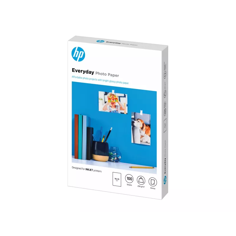 HP Everyday Photo Paper Glossy 200 g/m2 10 x 15 cm (101 x 152 mm) 100 arkuszy