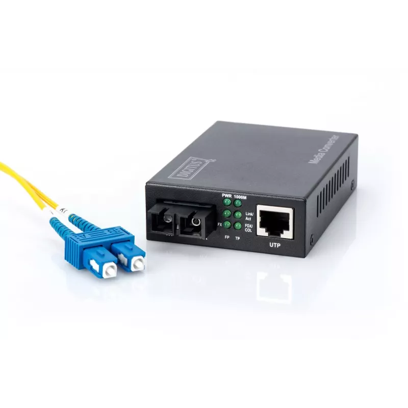 DIGITUS Professional Gigabit Media Converter, RJ45 / SC (DN-82121-1)