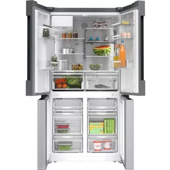 Bosch Serie 6 KFI96APEA lodówka side-by-side wolnostojąca 574 L stal szczotkowana