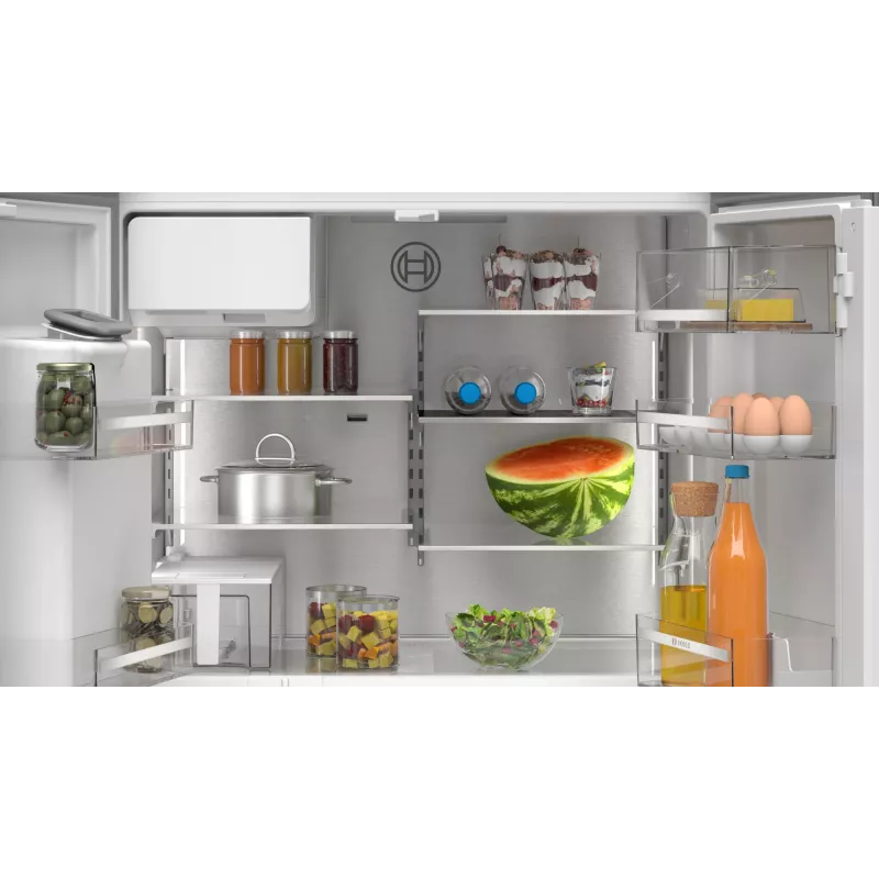 Bosch Serie 6 KFI96APEA lodówka side-by-side wolnostojąca 574 L stal szczotkowana