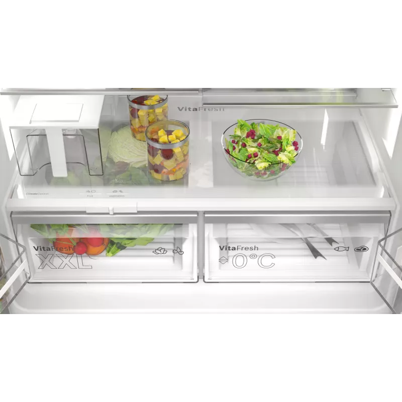 Bosch Serie 6 KFI96APEA lodówka side-by-side wolnostojąca 574 L stal szczotkowana