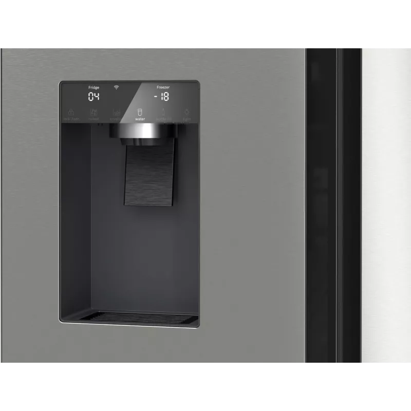 Bosch Serie 6 KFI96APEA lodówka side-by-side wolnostojąca 574 L stal szczotkowana