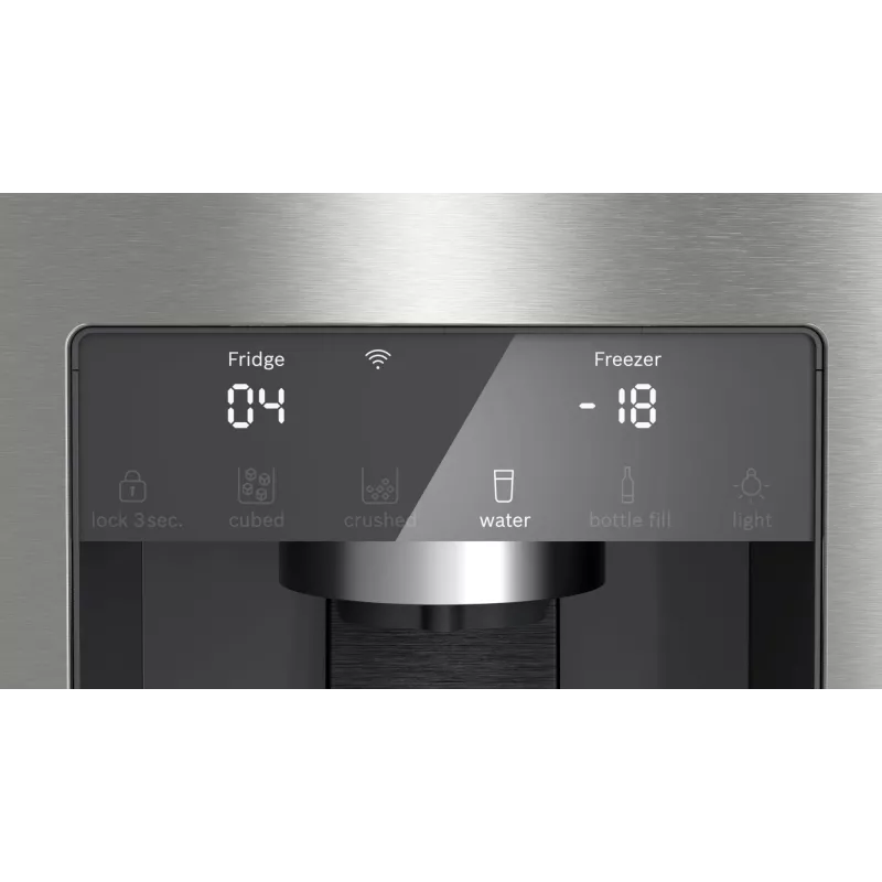 Bosch Serie 6 KFI96APEA lodówka side-by-side wolnostojąca 574 L stal szczotkowana