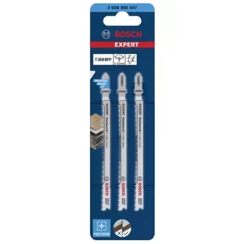 Bosch T 308 BFP Brzeszczot do wyrzynarki bimetaliczny 3 szt.