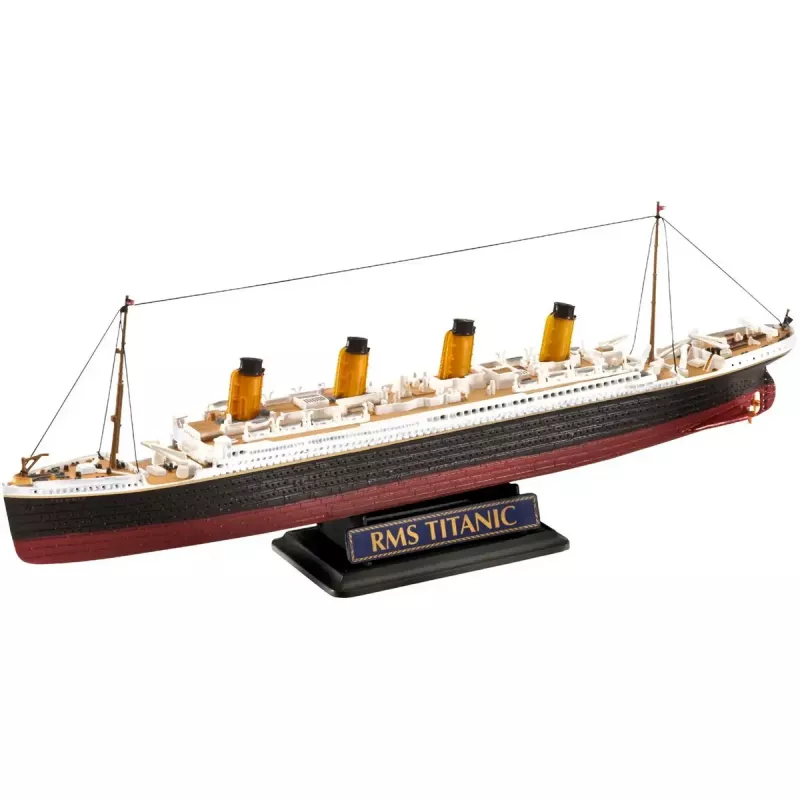 Model statku do sklejania REVELL RMS Titanic 1:700 / 1:1200 – plastikowy zestaw modelarski (MPN 05727)