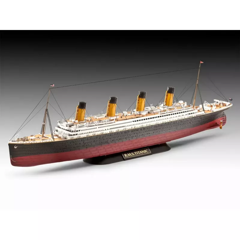 Model statku do sklejania REVELL RMS Titanic 1:700 / 1:1200 – plastikowy zestaw modelarski (MPN 05727)
