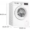 Pralka Bosch Serie 6 WUU28T22 ładowana od przodu 9 kg 1351 obr./min Biała