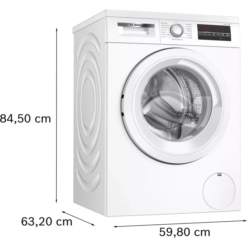 Pralka Bosch Serie 6 WUU28T22 ładowana od przodu 9 kg 1351 obr./min Biała