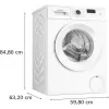 Bosch Serie 2 WGE02420 pralka ładowana od przodu 7 kg 1351 obr./min Biała