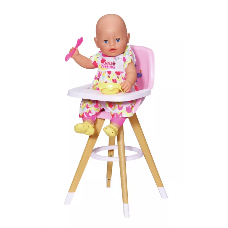 BABY born 829271 akcesorium dla lalek Krzesełko do karmienia dla lalek