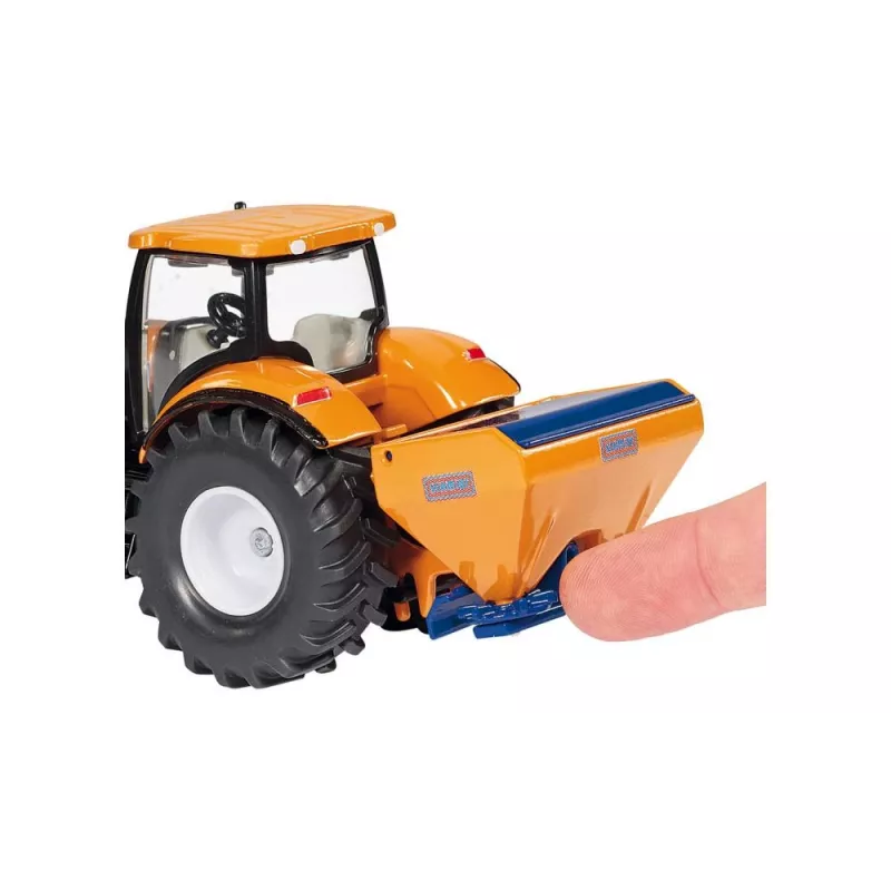 Siku Traktor z pługiem śnieżnym i rozsiewaczem soli, Model traktora, Gotowy do zabawy, 1:50, Metal, Plastik, 3 lat(a), Czarny, Niebieski, Pomarańczowy