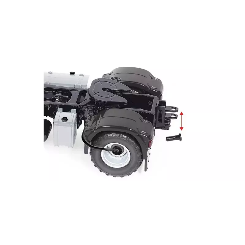 Model ciężarówki z przyczepą Wiking 077652 Prefabrykowany 1:32