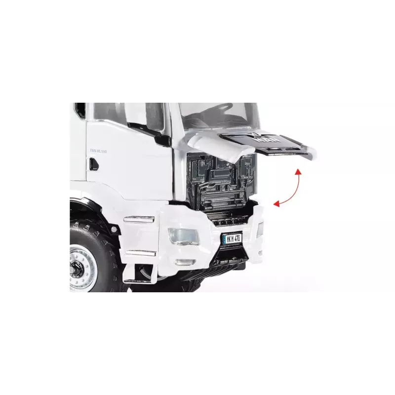 Model ciężarówki z przyczepą Wiking 077652 Prefabrykowany 1:32