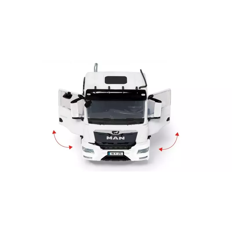 Model ciężarówki z przyczepą Wiking 077652 Prefabrykowany 1:32